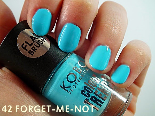 KOBO, Kobo Profesional, flat brush, Colour Trends, Anemone, Daylily, Cherry Flover, Orchid,Lilac, Forget-Me-Not, nails, lakier do paznokci, 