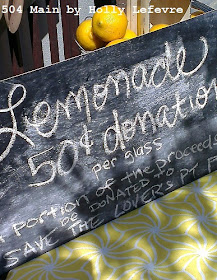 lemonade stand sign