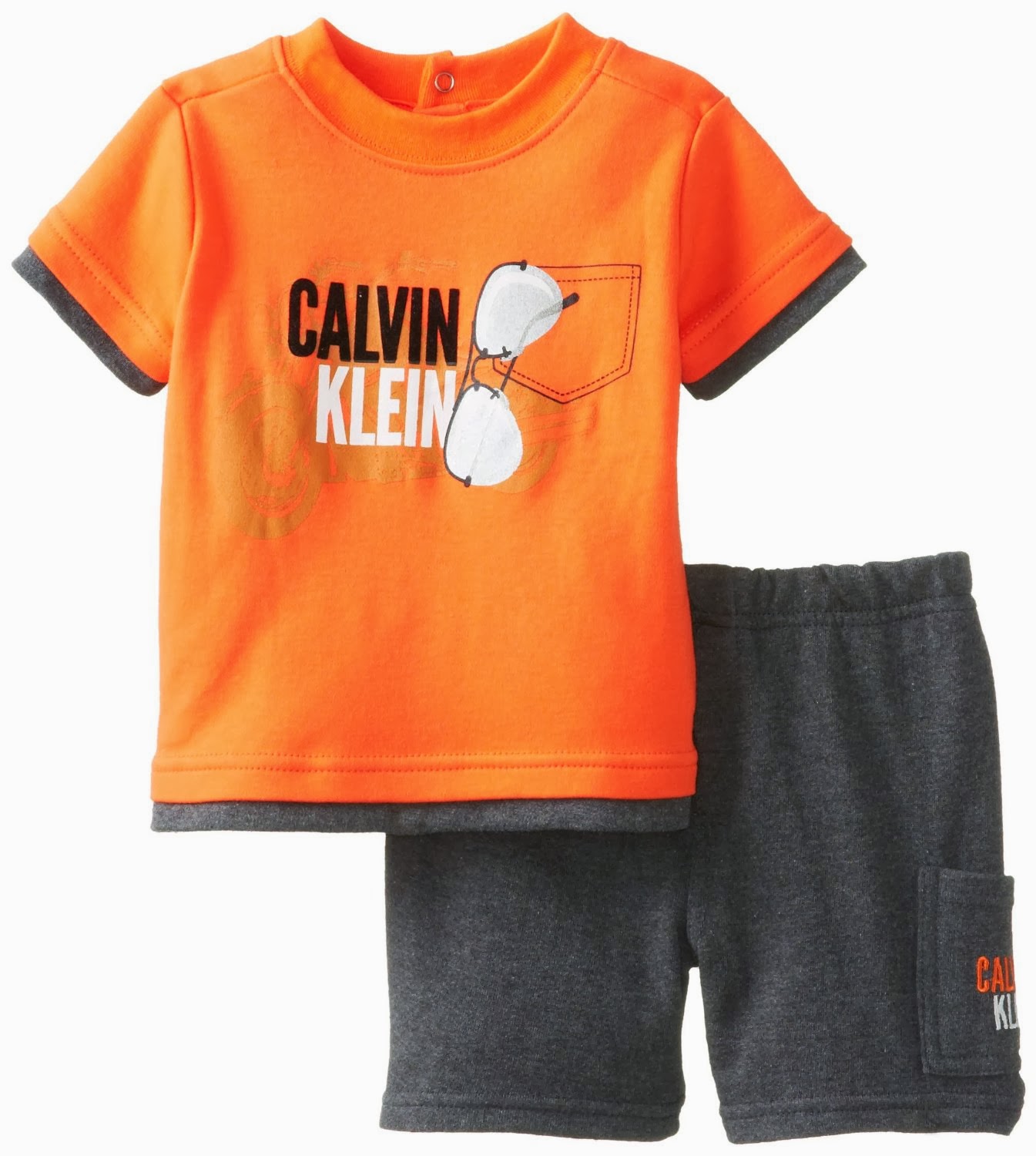 Rays Little  Baju  Bayi  Bermerek Calvin Klein Untuk Bayi  