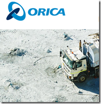 Job Orica  mining service