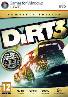 Dirt 3 Complete Edition pc dvd front cover