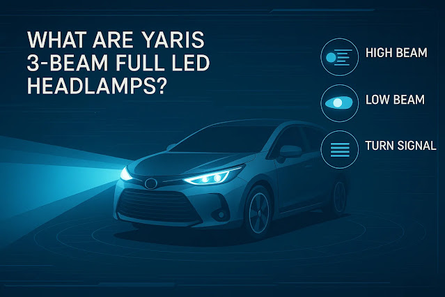 ヤリスの3灯式フルLEDヘッドランプとは？まずは基本を押さえよう