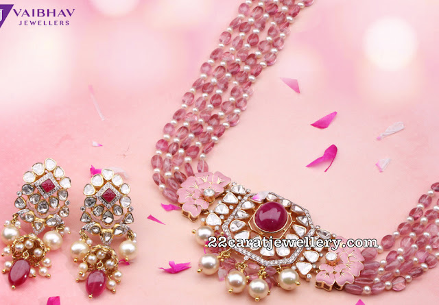 Divine Look Temple Sets by Vaibhav Jewellers