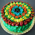 Torta supercolorata