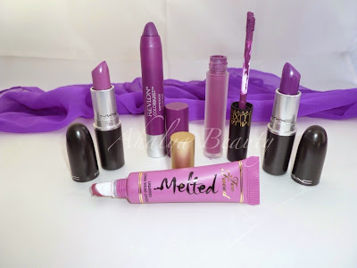 TOP 5 PURPLE LIPSTICKS