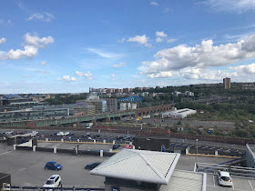 Jurys Inn Newcastle view from hotel window 