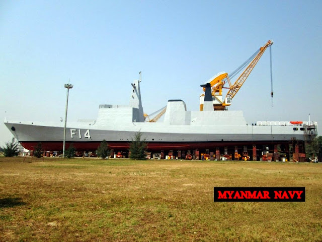 UMS (Union of Myanmar Ship) Kyansitthar (or Kyan-Sit-Thar ), with pennant number F12, was commissioned on 31 March at Thanlyin naval station near Yangon, just two days after the launch of the third frigate UMS Sin Phyu Shin (F14)