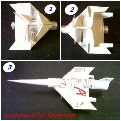  Luang Waktu Ucenk Pesawat  Mainan dari  Bungkus Rokok