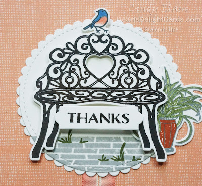 Heart's Delight Cards, MIFDC5, Sitting Pretty, Thank you, Bluebird, Stampin' Up!