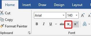 Cara Menulis Pangkat Atas Dan Bawah Di Word