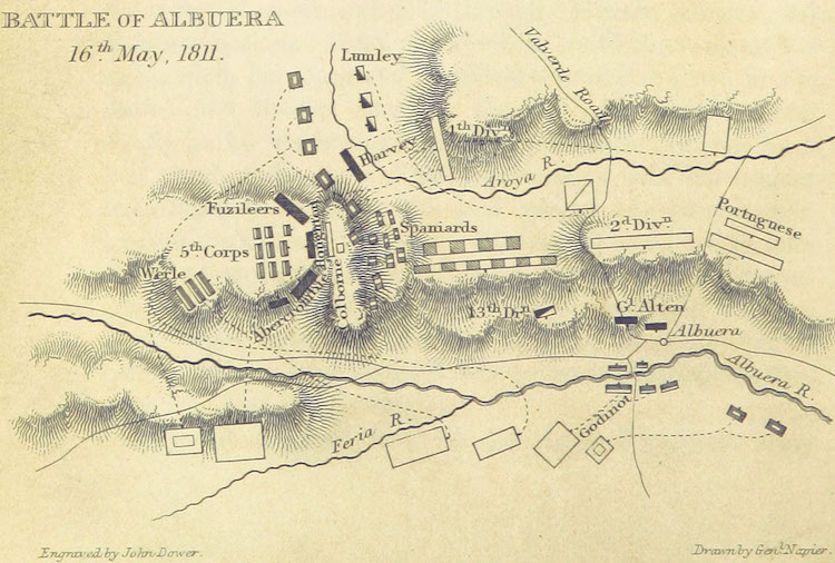 Battle of Albuera Map