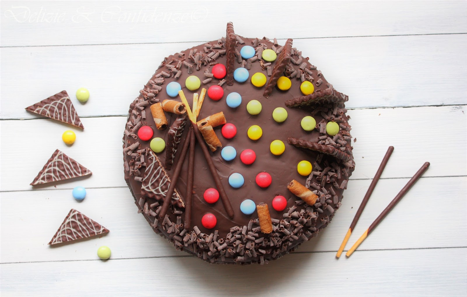 Torta Di Compleanno Al Cioccolato Sponge Cake Delizie