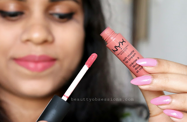 NYX Soft Matte Lip Cream 'Cannes' Review & Swatches