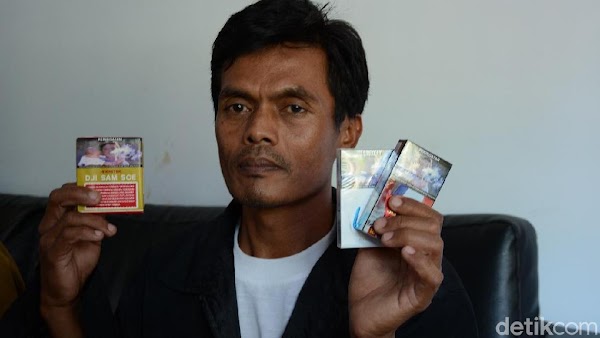 Pria Asal Kuningan Protes Fotonya Gendong Anak Jadi Kemasan Rokok