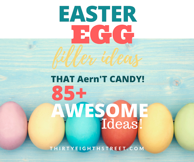 Easter Egg Basket Ideas, No candy easter basket ideas, No Candy Easter Egg Ideas, Easter Basket Ideas