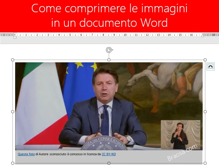 Come comprimere le immagini in Microsoft Word