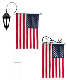 garden flags, American flag, garden stakes, garden flag wall hanger
