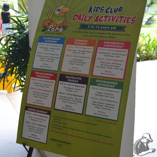 Cool Zone Kids Club Golden Sands Resort