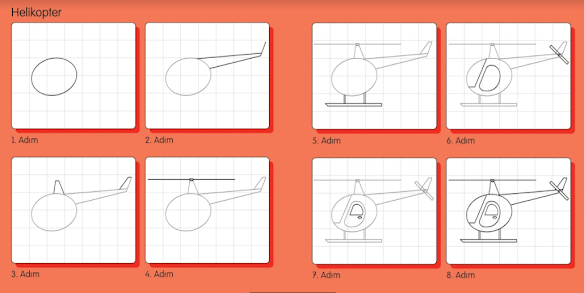 Kolay,Helikopter Resmi Çizme