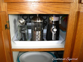 espresso machine attachements, grinder and coffee storage