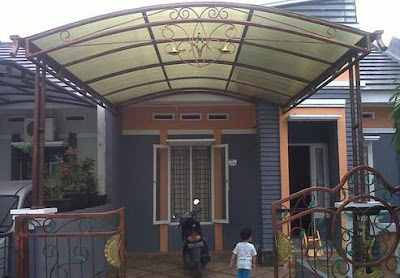 Contoh Model Kanopi Rumah Minimalis Keren dan Indah