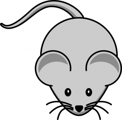 Cartoon mouse clip art