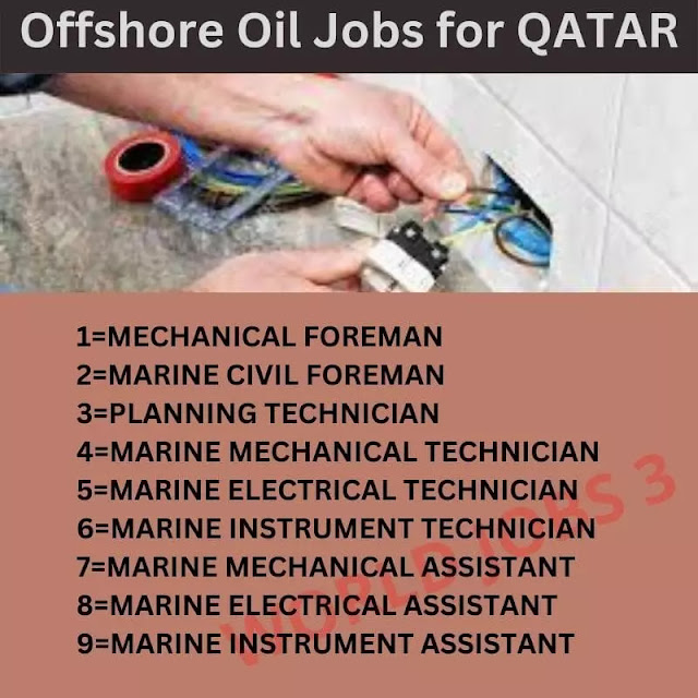 Offshore Oil Jobs for QATAR