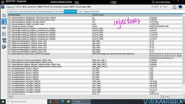 Xentry Passthru Mercedes W212 Test Report 10