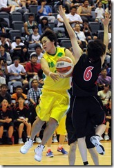 姜鳳君比賽中秀了一記假切真傳騙過對手