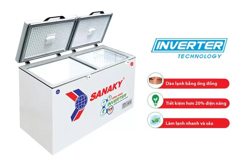 Tủ đông Inverter Sanaky VH-2599W3 250 lít