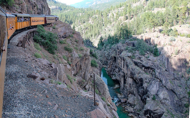 Durnango Silverton Railroad Colorado Rockies Rocky Mountains San Juan Mountains Animas River Geology