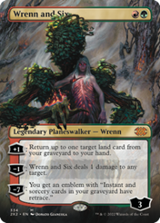 Magic The Gathering Legendary Planeswalkers Wrenn and Six