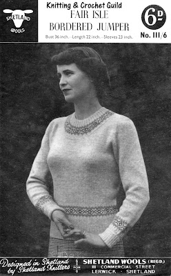 1940s vintage knitting pattern