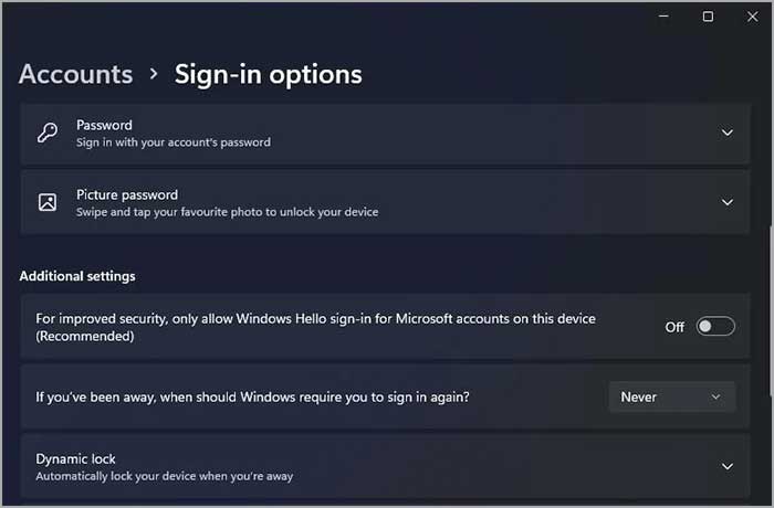 1-only-allow-windows-hello-sign-in