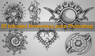 pinceles de tatuajes para photoshop