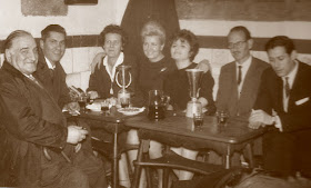 VIII Campeonato femenino de España 1964, reunión en el bar