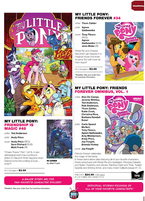 Friendship is Magic comic #48 and Friends Forever #34 Revealed