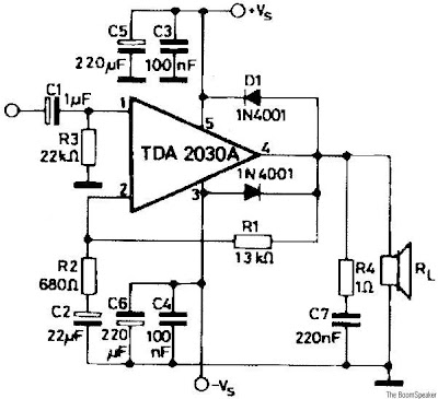 audio amplifier TDA2030