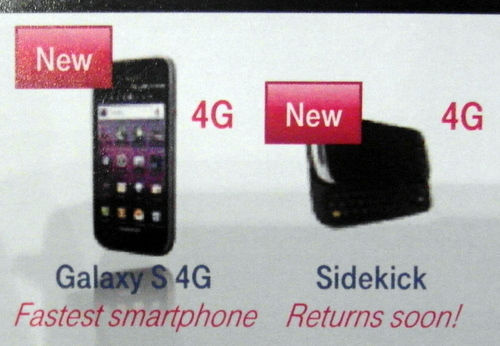 the new sidekick 4g. the new sidekick 4g. say that