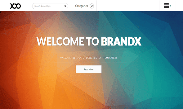 BrandX Blogger Template