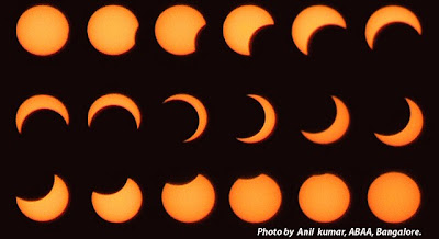 Annular Solar Eclipse 2010 Bangalore