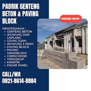 CALL / WA 0821-8614-8884, Genteng Flat Beton: Harga Bersaing, Kualitas Terjamin