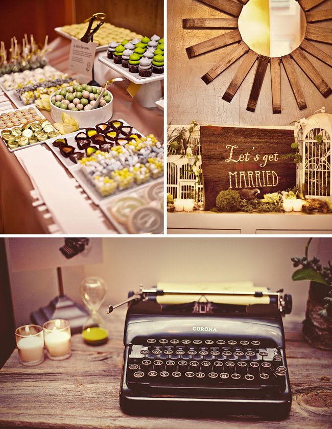 wedding typewriter From their plannerFrancie Mathey for Tangorra Wedding 