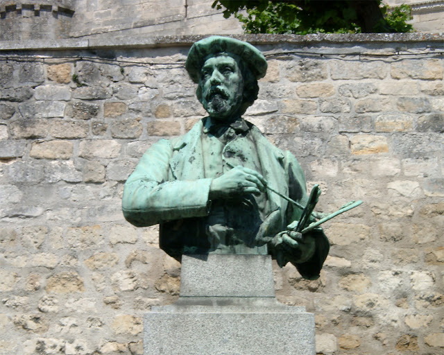 Charles-François Daubigny by Léon Fagel, Rue de Paris, Auvers-sur-Oise