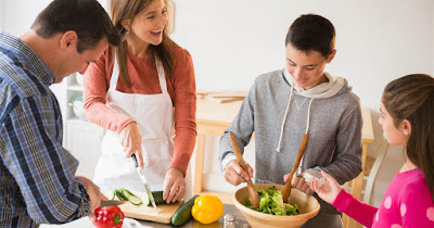 Make cooking and eating a fun and meaningful part of your family routine