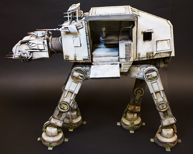 Starwars ATAT Walker 3D Print Model Assembly Figure