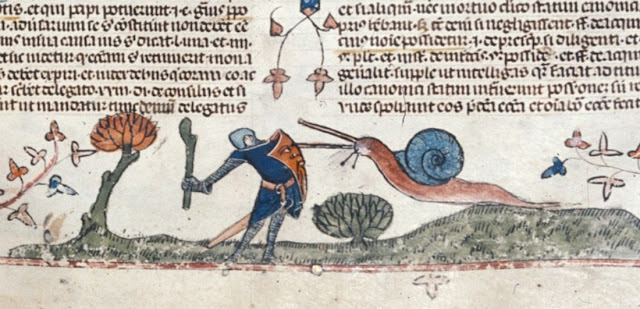 Месть улитки средневековому рыцарю