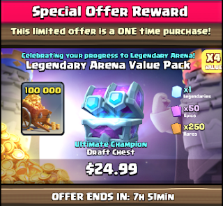 Ultimate Champion Draft Chest in the Legendary Arena Special Offer!