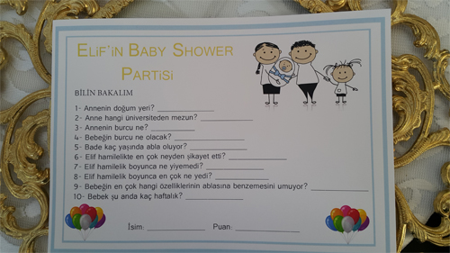 Bademlebuduk Baby Shower Partisi