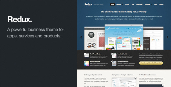 Redux: Business & Portfolio WordPress Theme - ThemeForest Item for Sale